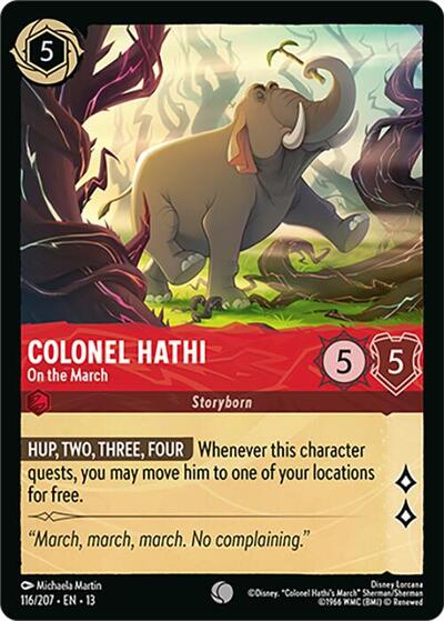 Colonel Hathi - On the March - Foil
