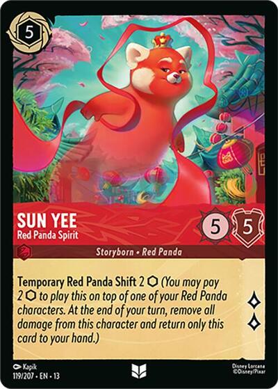 Sun Yee - Red Panda Spirit - Foil
