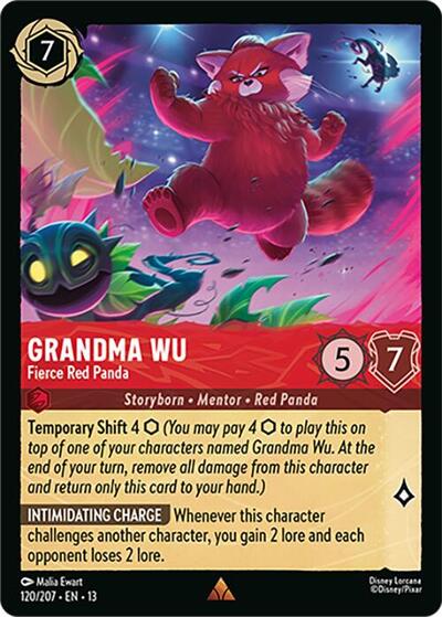 Grandma Wu - Fierce Red Panda - Foil