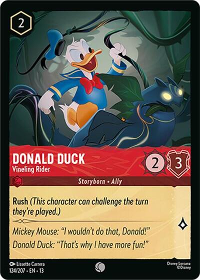 Donald Duck - Vineling Rider - Foil