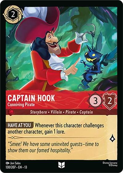 Captain Hook - Conniving Pirate - Foil