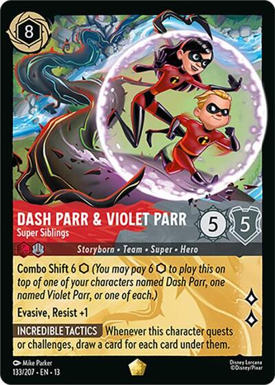 Dash Parr & Violet Parr - Super Siblings - Foil