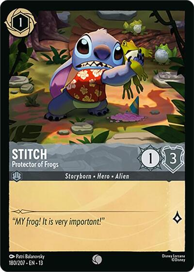 Stitch - Protector of Frogs - Foil