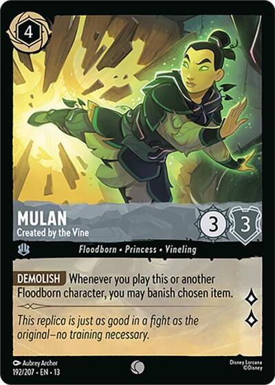 Mulan - Created by the Vine - Foil