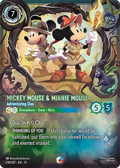 Mickey Mouse & Minnie Mouse - Adventuring Duo - Enchanted
