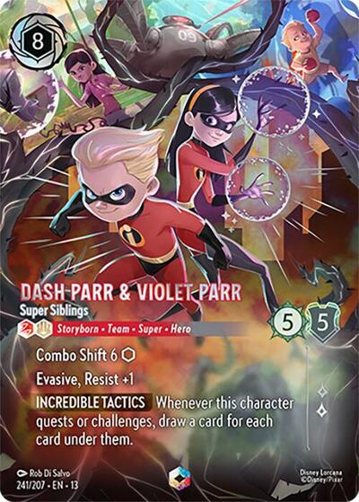 Dash Parr & Violet Parr - Super Siblings - Enchanted