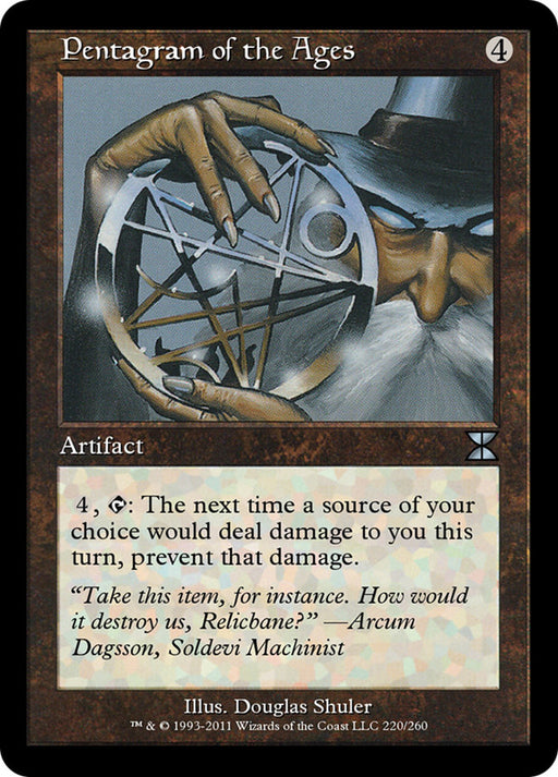 Pentagram of the Ages - Retro Frame (Foil)