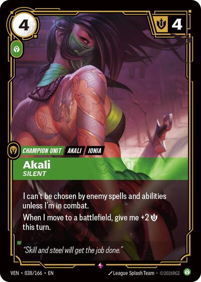 Akali - Silent - Foil