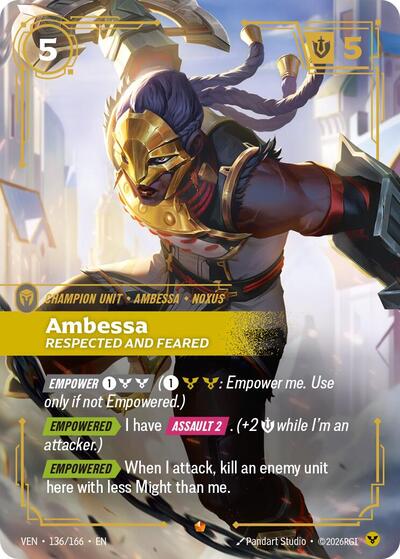 Ambessa - Respected and Feared - Foil