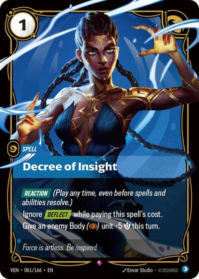 Decree of Insight - Foil