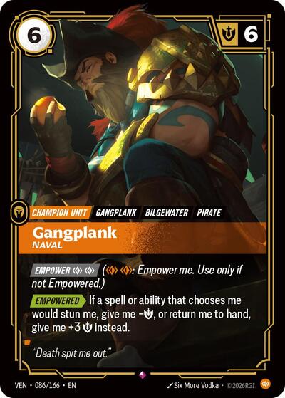 Gangplank - Naval - Foil