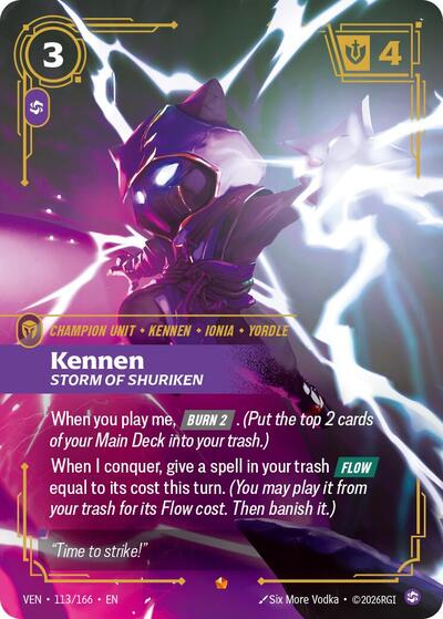 Kennen - Storm of Shuriken - Foil