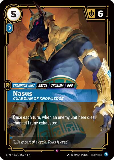 Nasus - Guardian of Knowledge - Foil