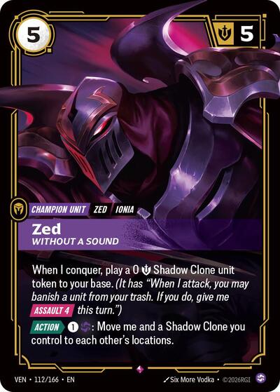 Zed - Without a Sound - Foil