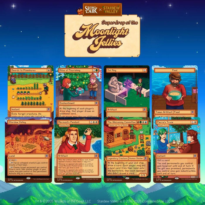 MTG Secret Lair x Stardew Valley: Non-Foil Edition