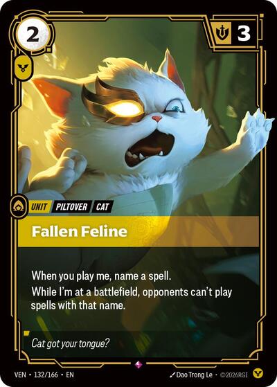 Fallen Feline - Foil
