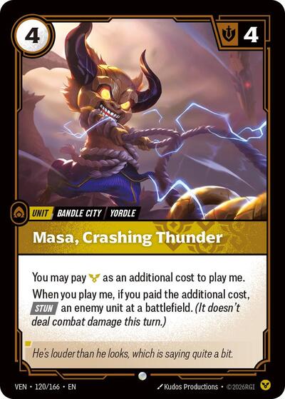 Masa, Crashing Thunder - Foil