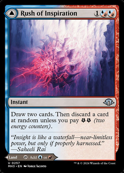 Rush of Inspiration // Crackling Falls (Foil)