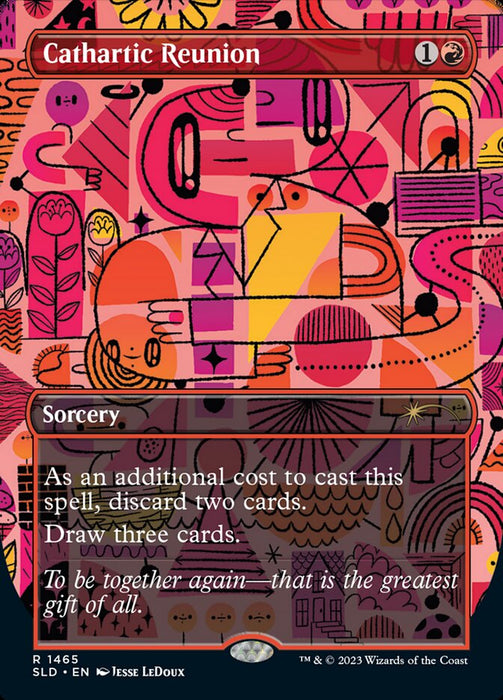 Cathartic Reunion - Borderless - Full Art - Inverted