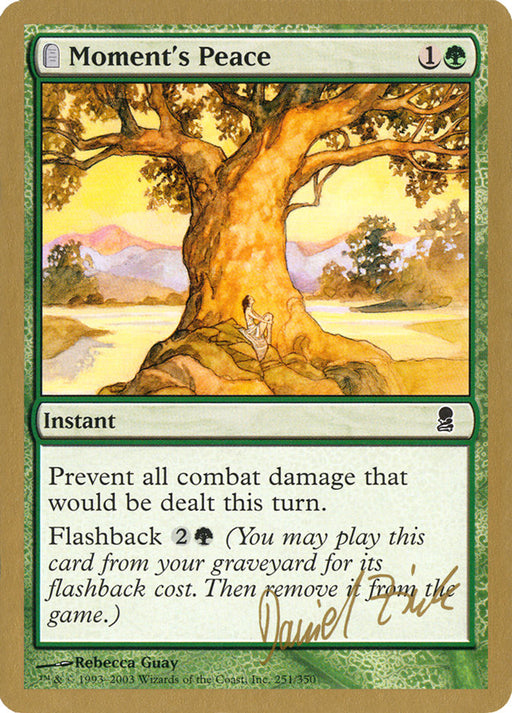 Moment's Peace - Tombstone