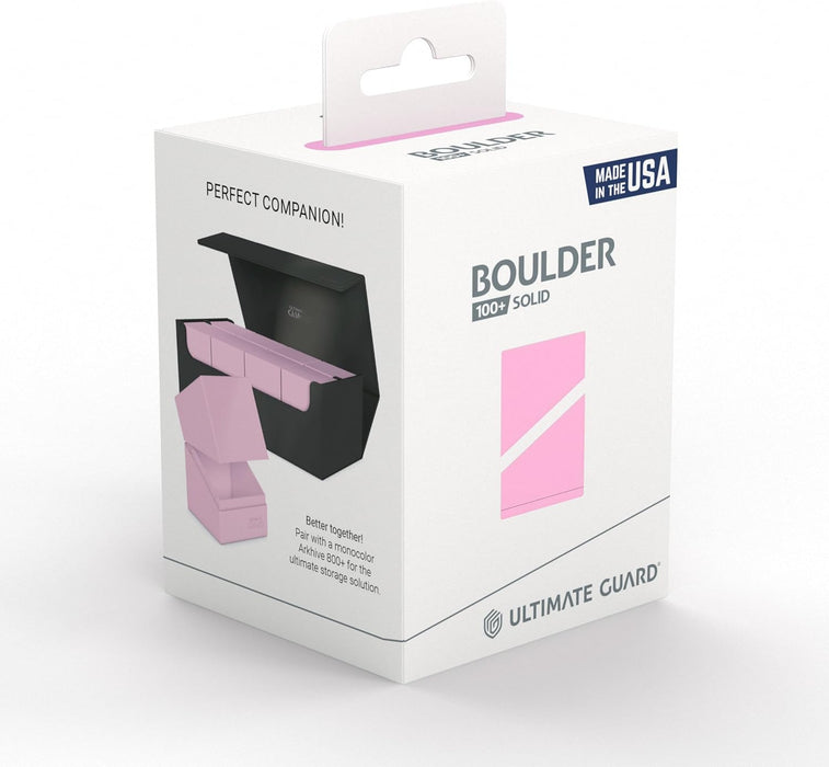 Ultimate Guard Boulder 100+ Pastel - Candy Pink