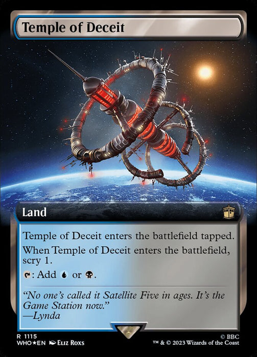 Temple of Deceit - Extended Art - Surge Foil (Foil)