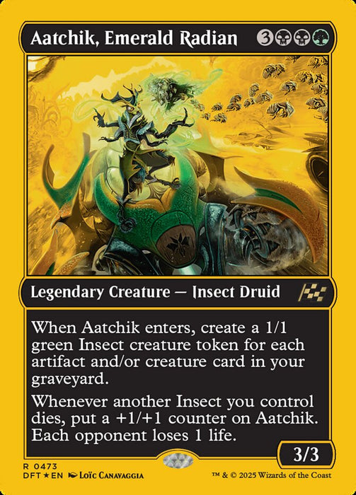 Aatchik, Emerald Radian - Legendary - Inverted (Foil)