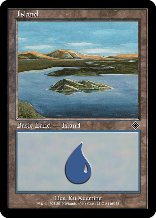Island - Retro Frame