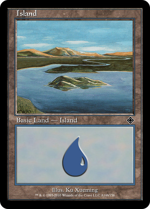 Island - Retro Frame