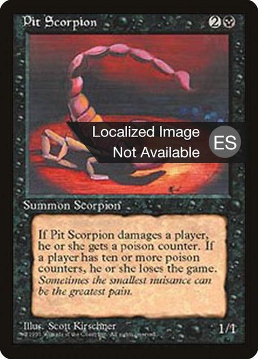 Escorpión del Abismo - Pit Scorpion