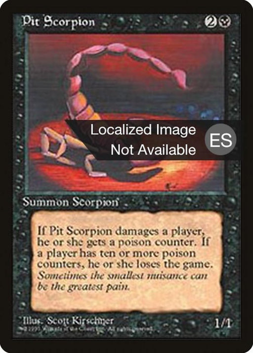 Escorpión del Abismo - Pit Scorpion
