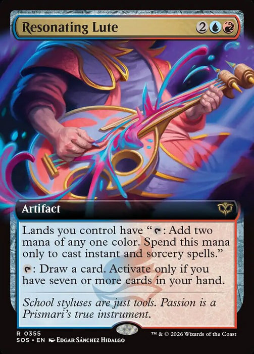 Resonating Lute - Extended Art (Foil)