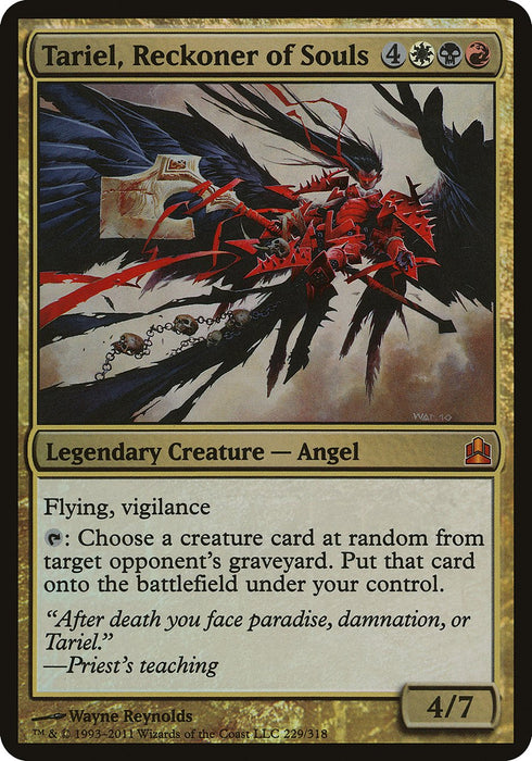 Tariel, Reckoner of Souls (Foil)