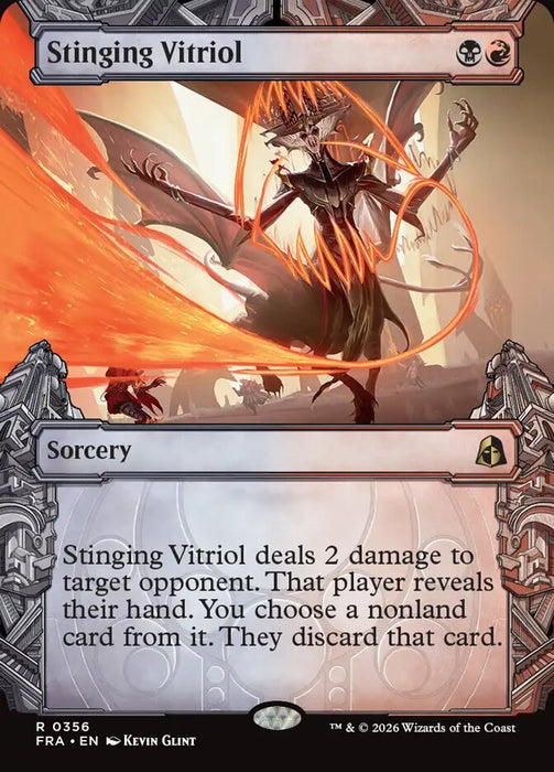 Stinging Vitriol - Borderless - Showcase (Foil)