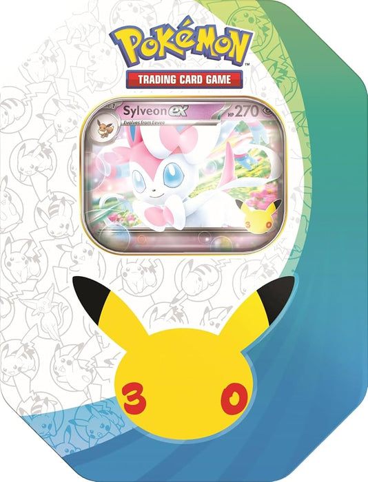 POKEMON 30th Celebration Tin - Sylveon EX