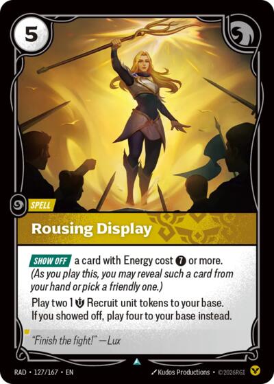 Rousing Display - Foil