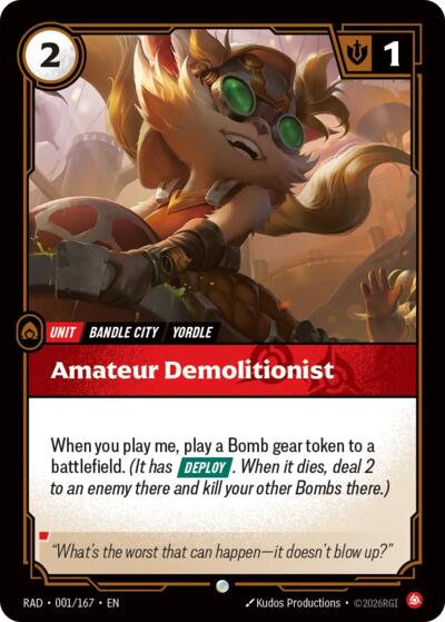 Amateur Demolitionist - Foil