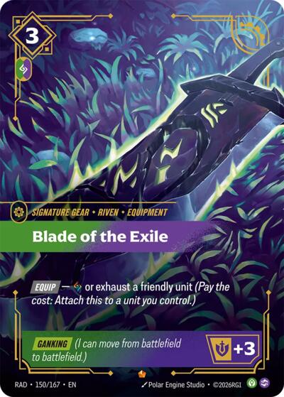 Blade of the Exile - Foil