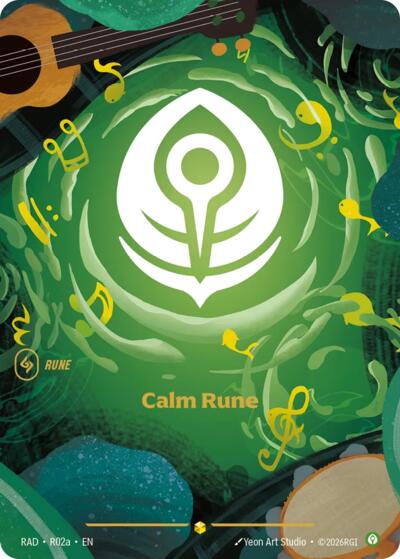 Calm Rune (R02a) - Foil