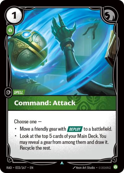 Command: Attack - Foil