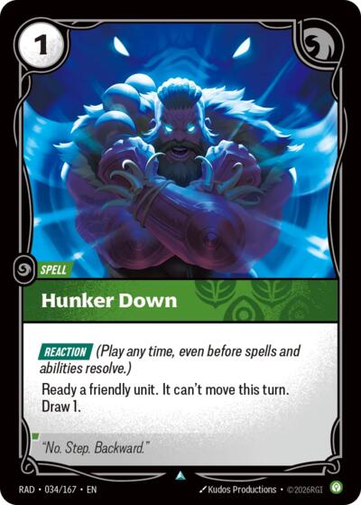 Hunker Down - Foil