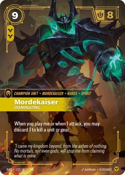 Mordekaiser, Dominating - Foil