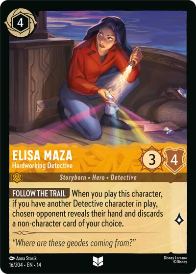 Elisa Maza - Hardworking Detective - Foil