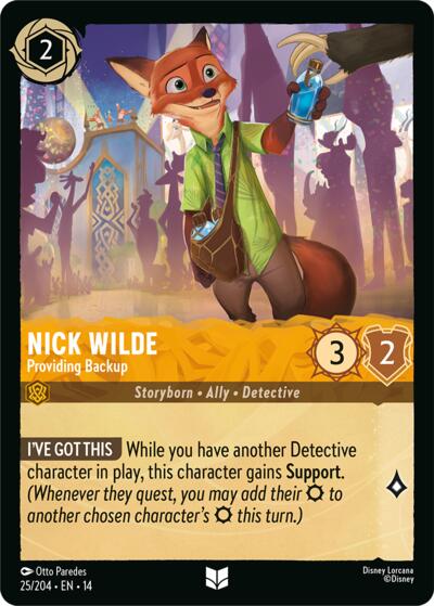 Nick Wilde - Providing Backup - Foil