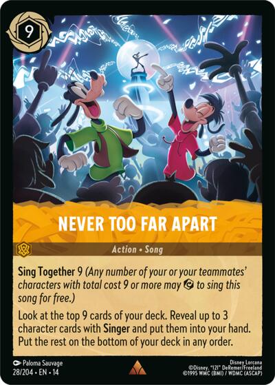 Never Too Far Apart - Foil