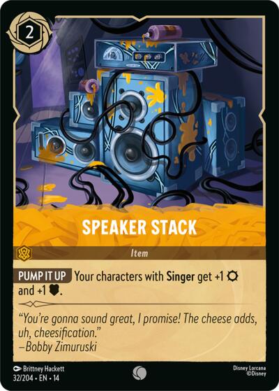 Speaker Stack - Foil