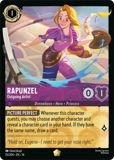 Rapunzel - Outgoing Artist - Foil