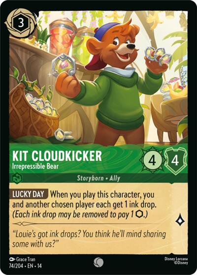 Kit Cloudkicker - Irrepressible Bear - Foil