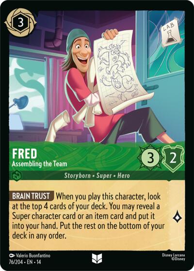 Fred - Assembling the Team - Foil