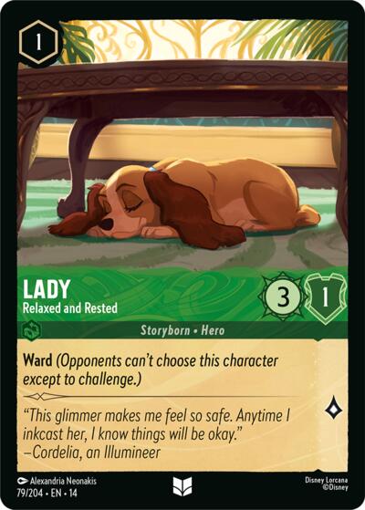 Lady - Relaxed and Rested - Foil